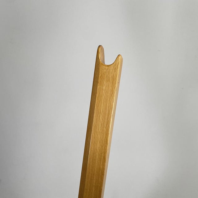 Wood Italian Sciangai Coat Hanger by De Pas, Durbino and Lomazzi for Zanotta, 1980s For Sale - Image 7 of 18