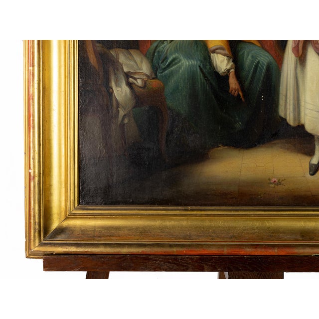 Paul-Émile Destouches, The Scolded Girl, 19th Century, Oil on Canvas, Framed For Sale - Image 8 of 9