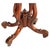 Paolo Buffa Italian Oval Gueridon Table in Walnut by Paolo Buffa, 1930s For Sale - Image 4 of 7