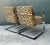 Amber Vintage Ralph Lauren Leopard Velvet Chrome Chair - A Pair For Sale - Image 8 of 12