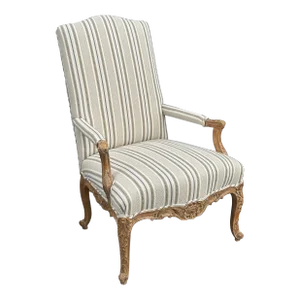 18th C Style Dennis & Leen Regency Fauteuil Arm Chair