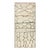 Nazmiyal Collection Ivory and Black Beni Ourain Moroccan Rug For Sale