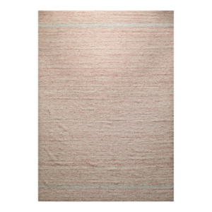 4x6 Rhea Selene Kilim Coral Solid Open Field Modern Flatweave Wool Carpet Rug