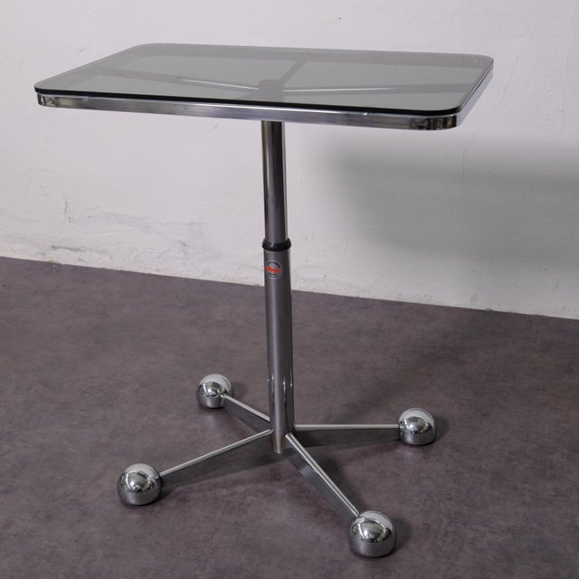 Vintage Coffee Table with Wheels by Allegri Parma, 1970s For Sale - Image 17 of 18