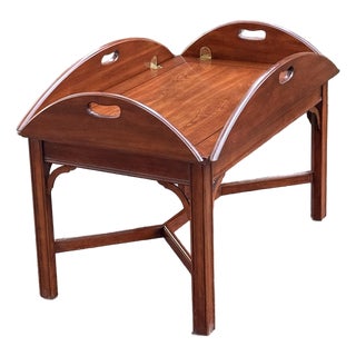 Vintage Henkel Harris Butlers Tray Coffee Table For Sale