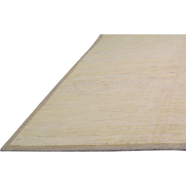 Moroccan Moroccan Hand Knotted Wool Rug, 10'2"x14'3" For Sale - Image 3 of 6