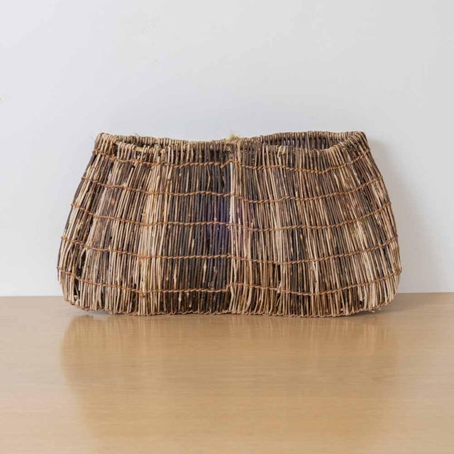 Japanese Antique Japanese Shoi Kago Basket, Early 20th Century For Sale - Image 3 of 11