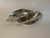 Vintage Silver Mussel Salt and Pepper Holder With Spoons For Sale - Image 11 of 11