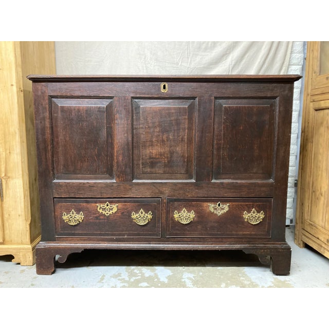 18th Century English Oak Mule Chest For Sale - Image 13 of 13