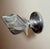 Chrome Rare Vintage Industrial Hoegger Inc. Wall-Mounted Chrome Ashtray Weehawken Nj For Sale - Image 8 of 14