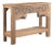 Indian Bleached Teakwood Console Table Constructed From Antique Carvings and Reclaimed Wood For Sale