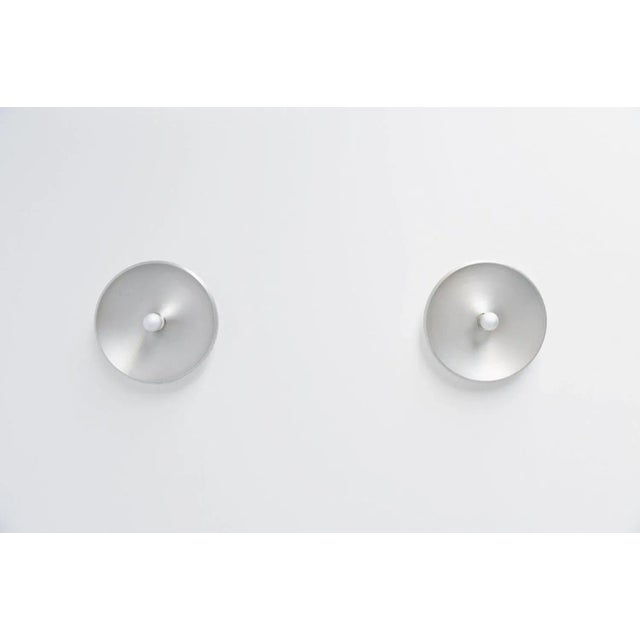 Metal Wall Lamps Model 262 attributed to Gino Sarfatti for Arteluce, Italy, 1971, Set of 2 For Sale - Image 7 of 9