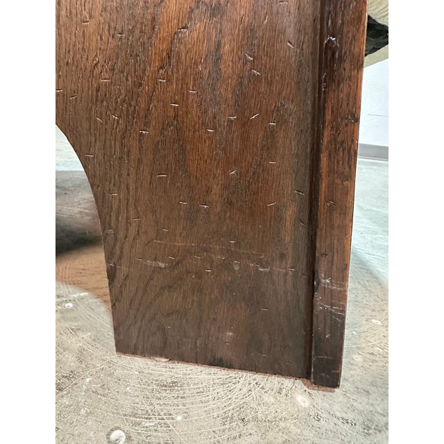 1970s Pair of Adrian Pearsall Attrb Strictly Spanish Hexagonal Brutalist Club Chairs For Sale - Image 11 of 12