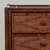 English Pair of Vintage British Colonial Faux Bamboo and Grasscloth Stands For Sale - Image 3 of 16