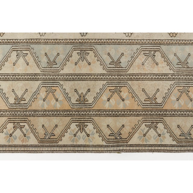 Vintage Turkish Area Rug, Hand-Knotted Wool, Traditional Anatolian Carpet For Sale - Image 4 of 10