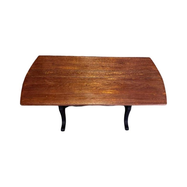 Traditional Vintage c.1940s Refinished Butterfly Table For Sale - Image 3 of 10