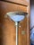 Traditional 1990s Traditional Bronze Torchiere Floor Lamp With Etched Frosted Glass Shade & 3-Way Switch For Sale - Image 3 of 7