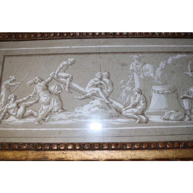 Up for sale is a very rare antique 18th century Italian design for Frieze. It's beautifully painted/drawn on paper, has a...