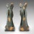 English 1970s Modern Pair of Vintage Horse Bust Bookends, English, Cast Brass, Decorative, Novel Rest For Sale - Image 3 of 11