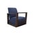 Art Deco style chair shown with cerused oak frame. Frame finishes also available in café latte, cerused oak, espresso...