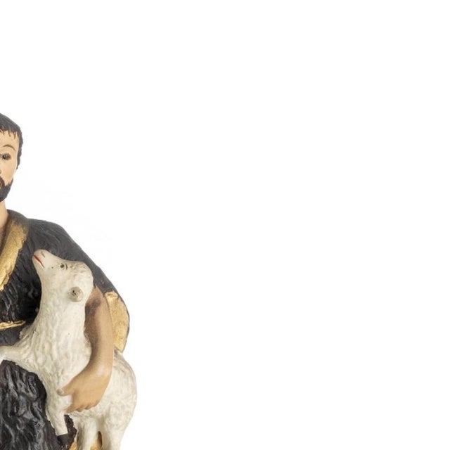 Religious Artist, Saint John the Baptist, 19th Century, Terracotta For Sale - Image 4 of 6