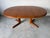 Wood 1970s Mid-Century Danish Modern Teak Expanding Round- Oval Dining Table For Sale - Image 7 of 18