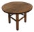 Brutalist Oak Pedestal Table attributed to Charles Dudouyt, 1940s For Sale