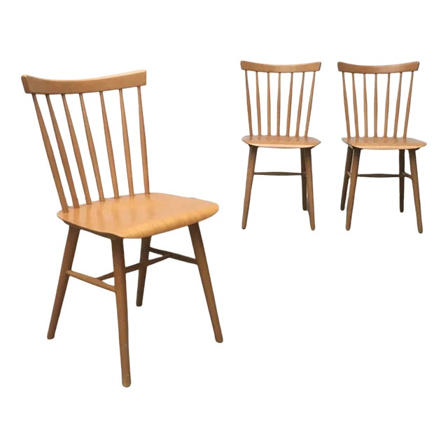 Mid-Century German Dining Chairs, Set of 3 For Sale