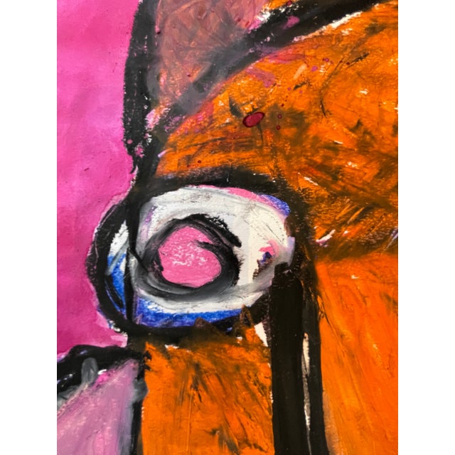 Pink Colorful Vincent Jackson Portrtait For Sale - Image 8 of 9
