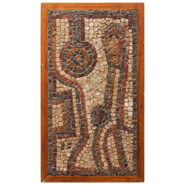 Belgian Marble Mosaic Artwork, 1960s For Sale