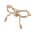 1990s Tiffany & Co Estate Twisted Rope Bow Brooch Pin Silver + 14k Gold 5.8 Grams For Sale - Image 10 of 11
