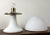 White White Glass Mushroom Model 6329 Table Lamp from Glashutte, 1970s For Sale - Image 8 of 9