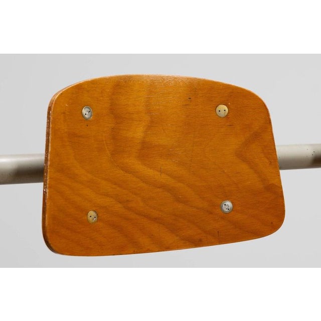 Lectura Hall Chairs attributed to Jean Prouvé for Ensic, France, 1950s For Sale - Image 6 of 18