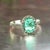 Natural Fine Quality Colombian Emerald Diamond Ring Size 6.5 14k W Gold 2.98 TCW Certified $6,790 218110 Nothing says, “I...