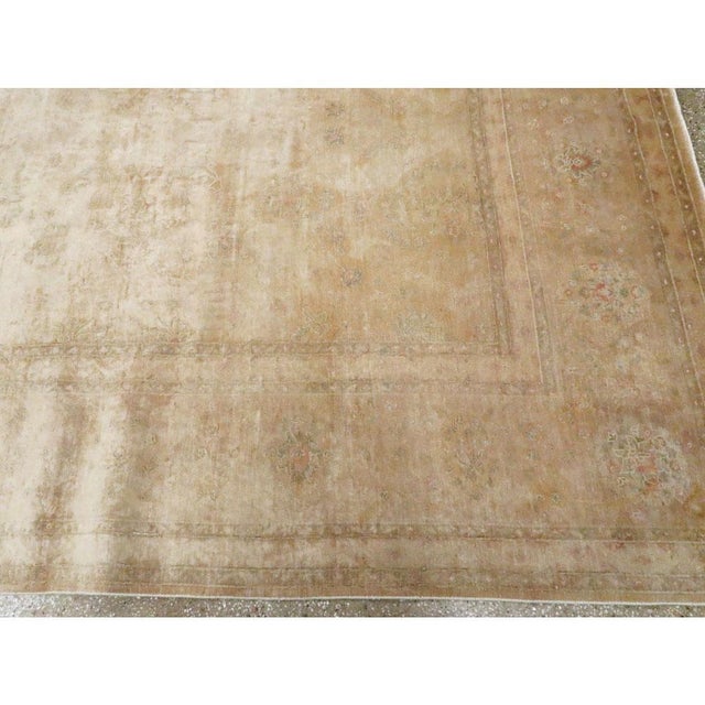 Galerie Shabab Collection Early 20th Century Handmade Persian Tabriz Room Size Carpet For Sale - Image 9 of 10