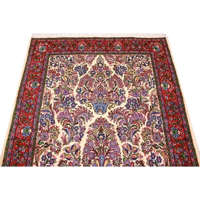 Beige Middle Eastern Sarough Rug For Sale - Image 8 of 9