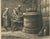 19th Century Armand Queyroy, Courtyard Well with Washerwoman and Girl, 1875, Etching For Sale - Image 5 of 9