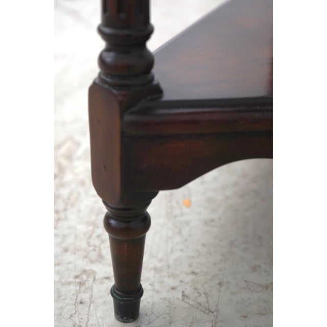 Theodore Alexander Figural Mahogany Corner Table For Sale In Philadelphia - Image 6 of 13