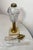 Rare Antique 19th Century Glass Brass Marble Boudoir Whale Oil Table Lamp For Sale - Image 10 of 11