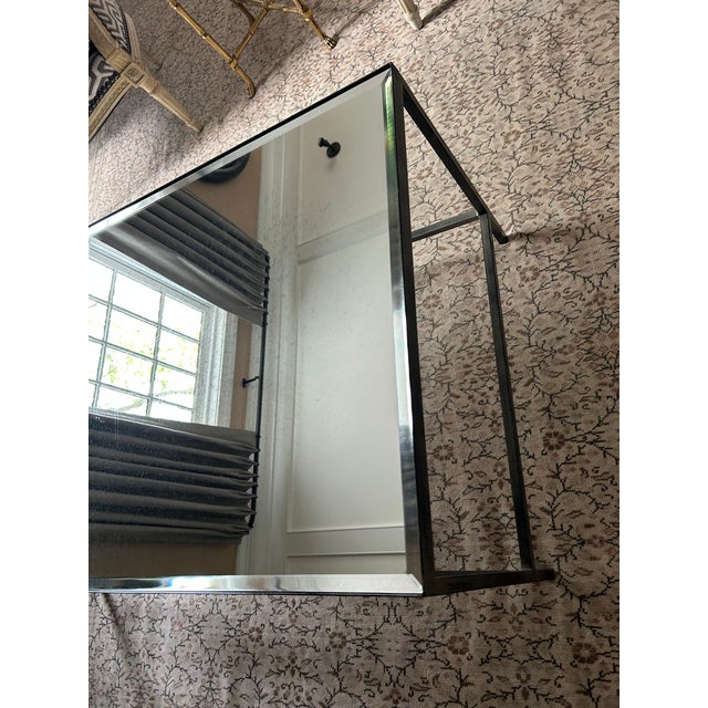 Metal Metal & Mirrored Modern Coffee Table by Oly For Sale - Image 7 of 11