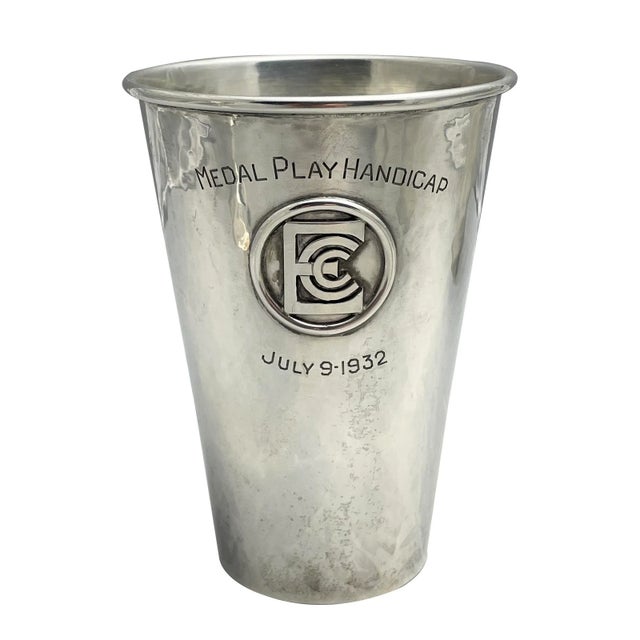 Sterling Silver Art Deco Mint Julep Cups For Sale - Image 4 of 12