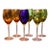 Modem Hand blown wine goblets - Set of six For Sale