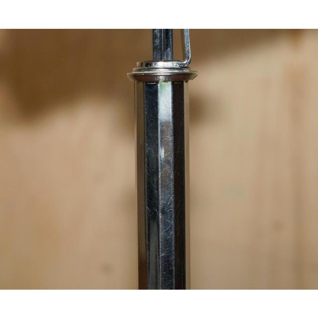 Art Deco Pirouette Chrome Articulated Table Lamp from Jean Chavanis, 1930s For Sale - Image 7 of 17
