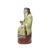 Chinese Vintage Chinese Fengshui Yellow Dress Fortune Deity Porcelain Figure For Sale - Image 3 of 6