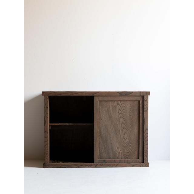 Japanese Antique Tansu 1860s-1920s / Cabinet Sideboard Wabi Sabi For Sale - Image 4 of 17