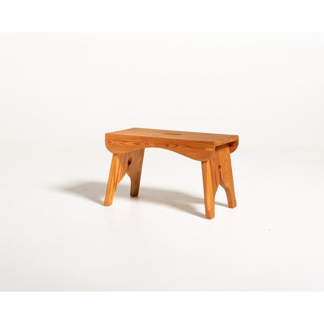 Pine Stool, Sweden, 1960s For Sale - Image 10 of 10