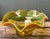 This striking vintage Murano-style glass centerpiece bowl captures the exuberance and artistry of mid-20th century...