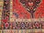 Vintage Persian Hamadan Gallery Rug, Hand-Knotted Wool, Geometric Medallion Pattern, Navy & Red, 6x12 For Sale - Image 17 of 17