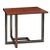 Contemporary 1970s French Style Walnut Top Side Table For Sale - Image 3 of 5