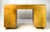 Yellow Mid-Century Modern Heywood-Wakefield Solid Birch Kneehole Desk in "Wheat" Finish For Sale - Image 8 of 18
